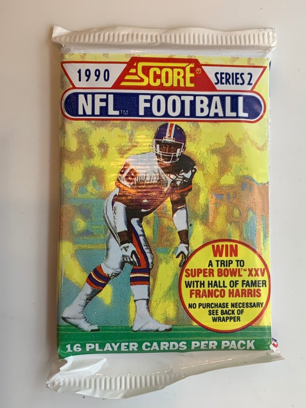 Vintage 1990 Score NFL Football Series 2 Player Trading Cards Pack Sealed